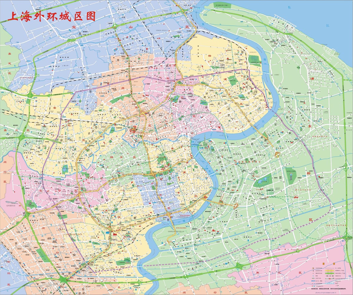 上海市道路地図